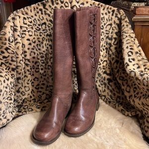 Nurture Kindall Corset Boots Brown